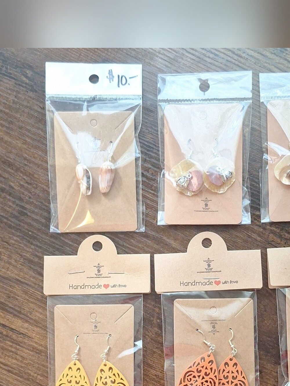 Mixed Lot Handmade Dangle Earrings 6pc Multicolor Women’s Fashion .925